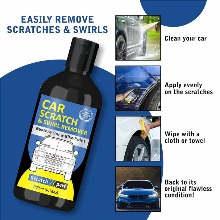 ScratchXpert Car Scratch Removal Cream - Restores Your Car Shine Instantly